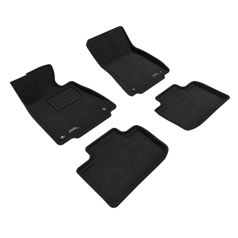 Lexus IS250 Floor Mats - Front and Rear - 3D MAXpider - Elegant Series - Black - `14-`25